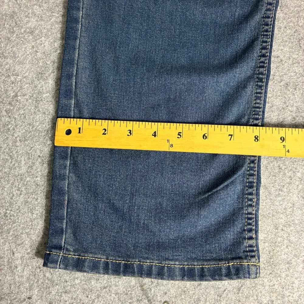 Scott Barber Mens 40x29 Straight Fit Jeans Indigo Blue Dark Wash Denim Pants